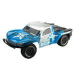 Electrix Torment 1/10 2WD Short-Course RTR RC Truck (Silver/Blue)