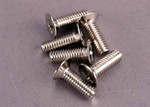 Traxxas 4x12mm Countersunk Machine Screws (100-degree) (6)