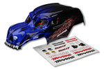 Traxxas Skully Blue Body with Decals