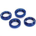 Traxxas X-Maxx GTX Shock Blue Aluminum Spring Adjusters (4)