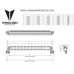 Vanquish Rigid Industries 6-in LED Light Bar Black Anodized