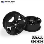 Vanquish KMC XD775 Rockstar 2.2-Inch Wheels Black Anodized