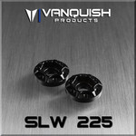 Vanquish SLW 225 Wheel Hubs Black Anodized