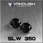 Vanquish SLW 350 Wheel Hubs Black Anodized