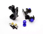 Hot Racing Black Aluminum C-Hub Castor Blocks for Slash 4x4, Stampede 4x4, Rally