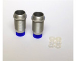 Hot Racing Aluminum Hard Anodized Blue GTR Shock Bodies for 1/16 E-Revo, Slash, Summit, Rally