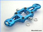 Micro Heli CNC Aluminum Upper Main Blade Grips (Blue): Blade CX