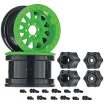 Axial 2.2 Method Beadlock Wheel IFD Green (2) AX31363