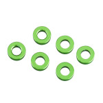 Axial Spacer 2x6mm Green (6) AXA1302