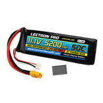 Lectron Pro 11.1V 3S 5200mAh 50C LiPo Battery w/Traxxas & XT60 Plug