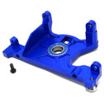 Hot Racing HD Blue Aluminum Motor Mount for LCG Slash 4x4