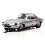 Scalextric Jaguar E-Type n.67 Silver 1963 Nurburgring 1000k 1/32 Slot Car