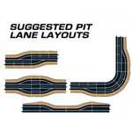 Scalextric 1/32 Digital Slot Car Right Pit Lane Track Section w/Sensors & Borders