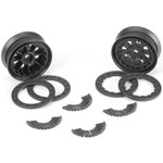 Pro-Line Denali 1.9 Black Bead-Loc 8 Spoke Crawler Wheels w/12mm Hex