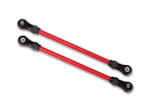 Traxxas TRX-4 Long Arm Lift Kit Red Front Lower Suspension Links (5x104mm) w/Hollow Balls