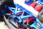 GPM Blue Aluminum Front Body Mount Set for E-Revo 2.0, Revo 3.3, Slayer, Summit