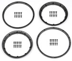 HPI Heavy Duty Bead Lock Wheel Rings (2) (Gunmetal): Baja 5B, 5T