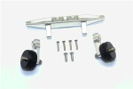 GPM Silver Aluminum Adjustable Wheelie Bar for Rustler 4x4
