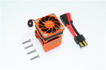 GPM Orange Aluminum 35mm Motor Heatsink & Fan for TRX-4