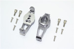 GPM Gunmetal Aluminum Front Portal Drive Caster Blocks for TRX-4