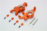 GPM Orange Aluminum Front Steering Blocks & Pin Retainers for X-Maxx