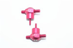 GPM Red Aluminum Spare Tire Locking Nuts for UDR