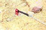 GPM Red 1/10 Scale Ground Anchor Chain & Hook for Crawlers Scalers