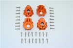 GPM Orange Aluminum Outer Portal Drive Housings Fr & Rr for TRX-4