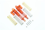 GPM Aluminum Rear Adjustable Piggyback Shocks for 4x4 Slash Rustler Stampede (Orange)