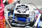 GPM Aluminum Motor Heatsink Fan for Slash 4x4 LCG (Orange)