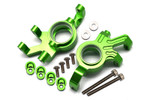 GPM Aluminum Front Steering Blocks & Pin Retainers for X-Maxx (Green)