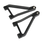 Hot Racing Black Aluminum Front Upper Arms for Traxxas UDR