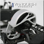 Vanquish SCX10 & SMT Aluminum Motor Mount & Gear Guard Silver