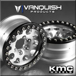 Vanquish KMC Enduro XD222 1.9 Wheels Clear Anodized