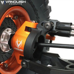 Vanquish Axial Yeti Front Caster Blocks Black Anodized