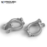 Vanquish Axial Yeti Front Caster Blocks Clear Anodized