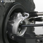 Vanquish Axial Yeti Front Caster Blocks Clear Anodized