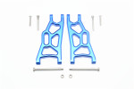 GPM Blue Aluminum Front Suspension Arms for 2WD Stampede Rustler Slash