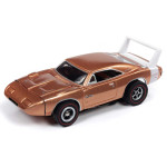 Auto World Xtraction 1969 Dodge Charger Daytona (Gold) HO Slot Car (SC343-3)