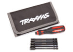 Traxxas Speed Bit 6-Pc 4-8mm Nut Driver Master Set with 1/4" Drive Premium Handle & Pouch (8719)