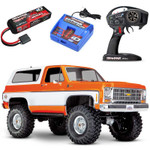 Traxxas TRX-4 Chevy K5 Blazer RC 4x4 Rock Crawler RTR with 3S LiPo Battery & Charger Combo (82076-4)