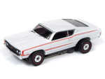Auto World 1968 Ford Torino GT White Thunderjet HO Slot Car (SC349-5)
