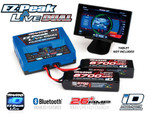 Traxxas EZ-Peak Live Dual ID Charger & 2x 4S 6700mAh LiPo Batteries for X-Maxx 8S (2997)