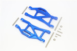 GPM Racing Blue Aluminum Lower Front or Rear Suspension Arms for Traxxas Maxx 4S (TXMS055F/R-B)