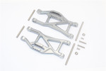 GPM Racing Gunmetal Aluminum Lower Front or Rear Suspension Arms for Traxxas Maxx 4S (TXMS055F/R-GS)