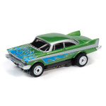 Auto World Thunderjet Flames R29 1958 Plymouth Fury HO Slot Car (SC353)