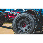 Pro-Line Badlands 3.8 Tires on Raid 8x32 17mm Removable Hex Wheels (1178-10)