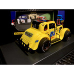 Pioneer 1934 Ford Coupe Legends Racer #52 Yellow 1/32 Slot Car (P068)