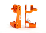 Traxxas Orange Aluminum Caster Blocks for 4x4 Slash Stampede Rustler (6832A)