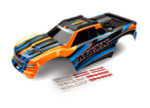 Traxxas Maxx Orange Painted Complete Body w/Decals (8911T)